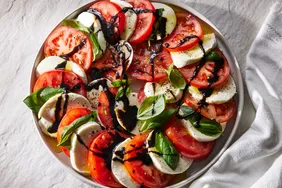 Summer Delight! Caprese Salad with Balsamic Reduction